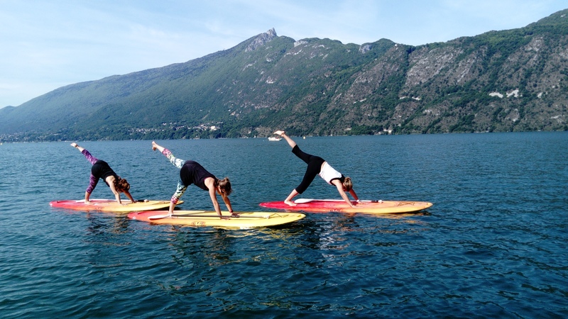 Yoga Paddle sur le Lac